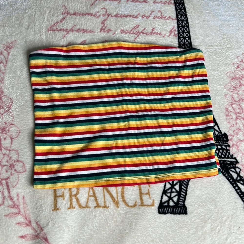 Colorful crop top